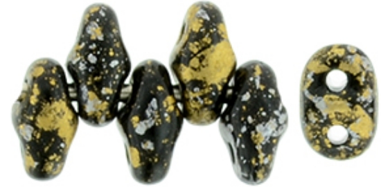 Picture of MiniDuo 2x4mm Tweedy Gold x10g