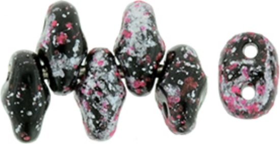 Picture of MiniDuo 2x4mm Tweedy Pink x10g 