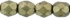 Picture of Fire-Polished 2mm Saturated Metallic Golden Lime x50