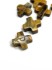 Bild von Tigereye (natural) Cross  pendant 17mm x1