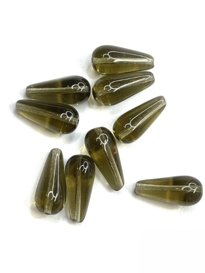 Picture of Glass Drop 20mm Black Diamond x5 