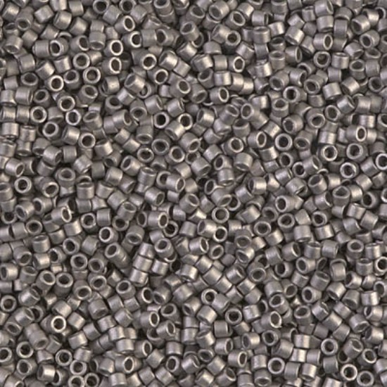 Afbeeldingen van Miyuki Delica 11/0 DB321 Mat Metallic Silver x10g