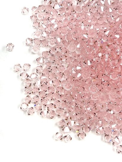 Picture of Preciosa Bead Rondell 4mm Light Rose x100