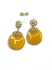 Picture of Premium Ear Stud Lace round 12mm Gold Plate x2 