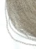 Изображение Premium Fine Chain Oval 1.5mm Closed Rings Silver Plated x1m