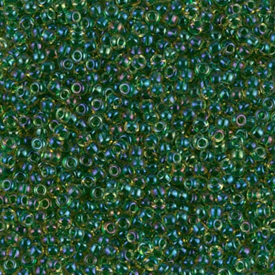 Picture of Miyuki Rocaille 11/0 331 Emerald Lined Yellow x10g