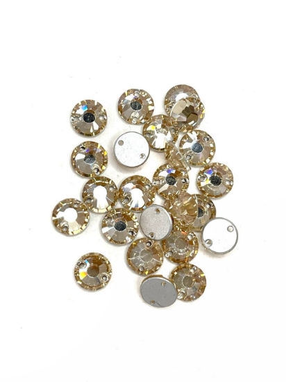 Picture of Preciosa Chaton Rose Viva 12 2H 8mm Crystal Honey  x4