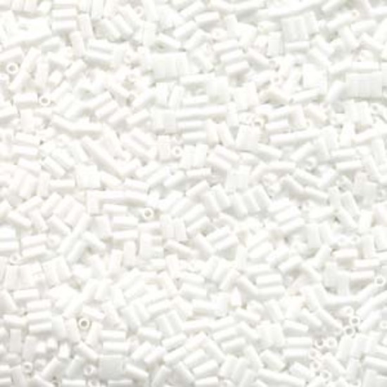 Изображение Miyuki Bugles 3mm 402 Opaque White x10g
