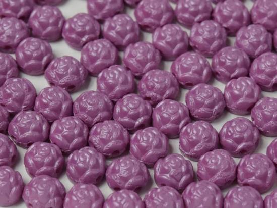 Picture of Rosetta 2-hole Cabochon 6mm Powdery Pastel Mulberry x25