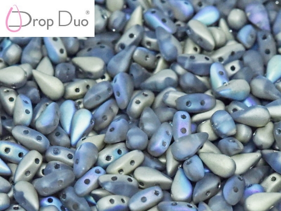 Picture of DropDuo® 3x6mm Crystal Golden Rainbow Mat x50