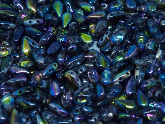 Picture of DropDuo® 3x6mm Crystal Magic Purple x50