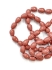 Picture of Drop Glass 11x8mm Light Cranberry Pearl x10