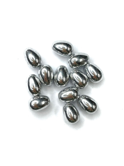 Picture of Drop Glass 11x8mm Crystal Labrador Full x10
