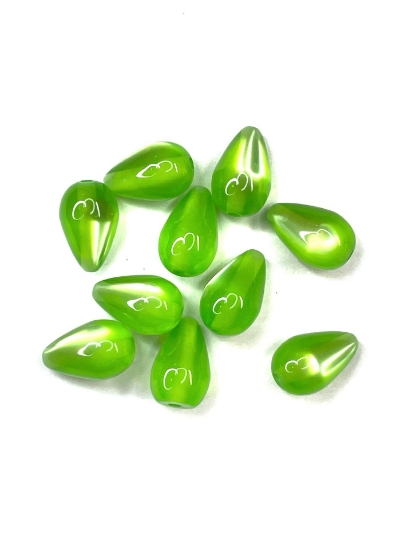 Picture of Drop Moonlight 16x11mm Salad Green x8
