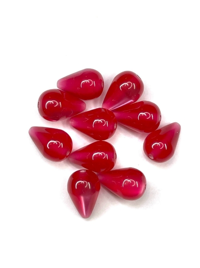 Picture of Drop Moonlight 16x11mm Fuchsia x8