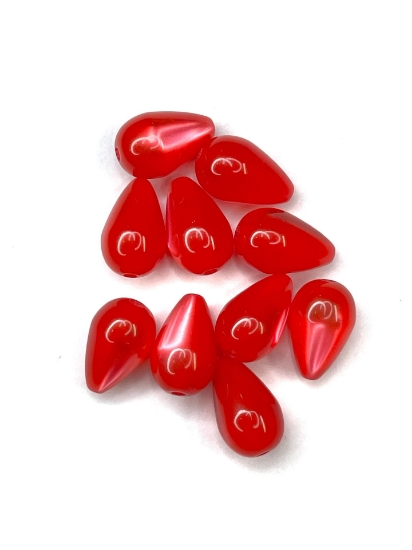 Picture of Drop Moonlight 16x11mm Strawberry x8