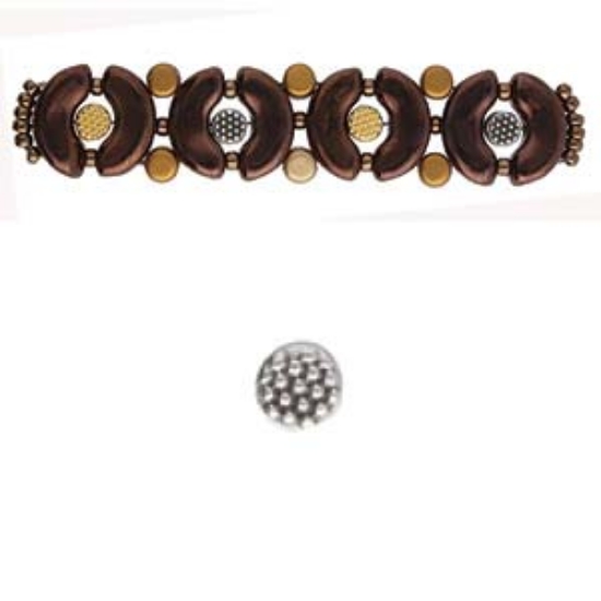 Picture of Nera Minos Bead Sub Antique Silver Plate x1