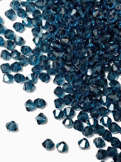 Picture of Preciosa Bead Rondell 3mm Montana x100 