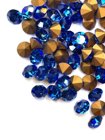 Picture of Preciosa Chaton Optima SS39 - 8mm Sapphire GF x1