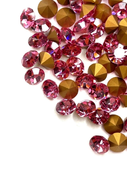 Picture of Preciosa Chaton Optima SS39 - 8mm Rose GF x1