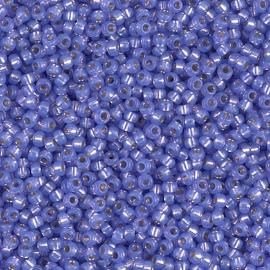 Picture of Miyuki Rocaille 11/0 649 Dyed Violet Silver Lined Alabaster x10g