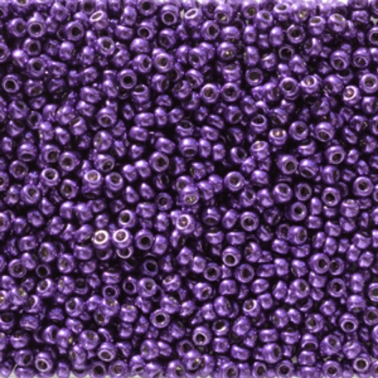 Picture of Miyuki Rocaille 11/0 5110 Duracoat Galvanized Lilac Night x10g