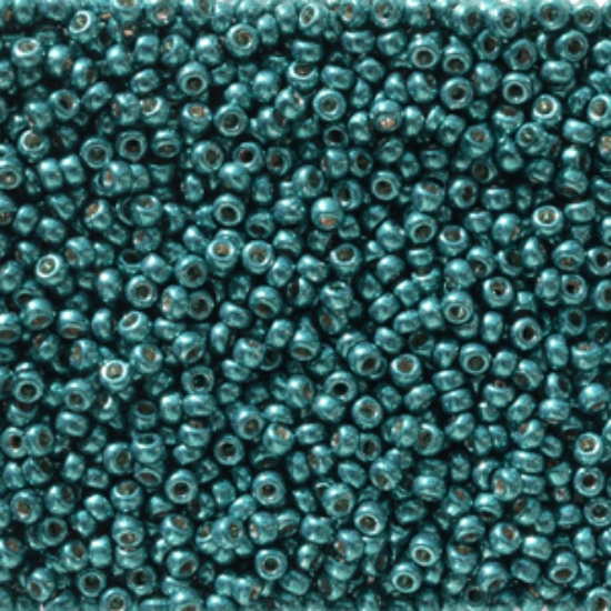 Picture of Miyuki Rocaille 11/0 5115 Duracoat Galvanized Poseidon Blue x10g