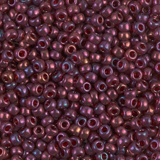 Picture of Miyuki Rocaille 8/0 313 Cranberry Gold Luster x10g
