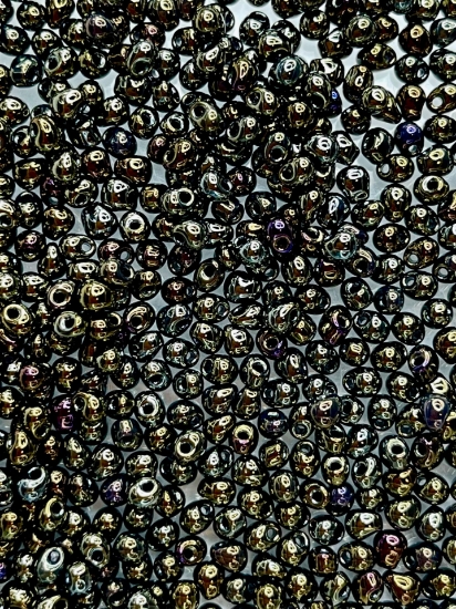 Picture of Miyuki Drop 3.4mm 458 Brown Iris x10g