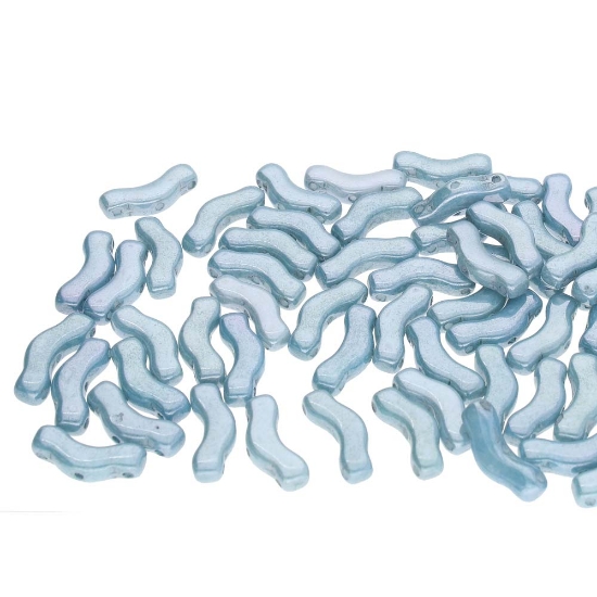 Picture of Bridge 3x12mm Chalk Blue Luster x10g