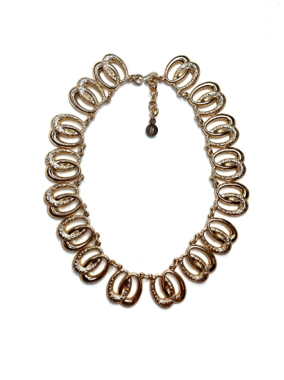 Picture of Vintage Eloxal Necklace Gold Tone x1