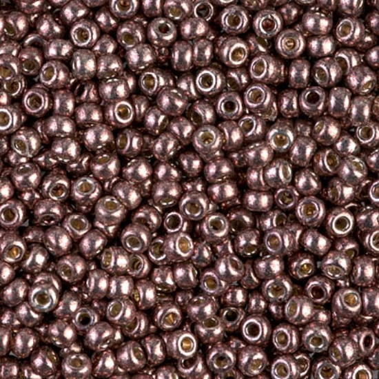 Picture of Miyuki Rocaille 8/0 4213 Duracoat Galvanized Dark Mauve x10g