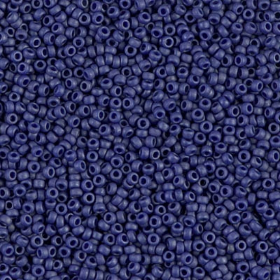 Picture of Miyuki Seed Beads 15/0 2039 Mat Metallic Royal Blue x10g