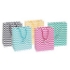 Picture of Gift Tote Bag Chevron 9x7,5cm Pink x5
