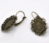 Picture of Earwire Leverback setting 14x10mm oval Bronze x10