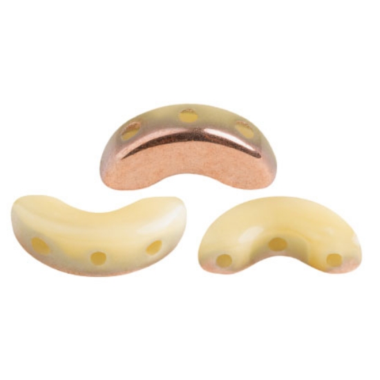 Picture of Arcos® par Puca® 5x10mm Opaque Beige Capri Gold x10g