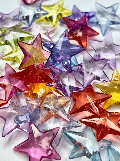 Picture of Pendant Star 19x18mm Color Mix x10