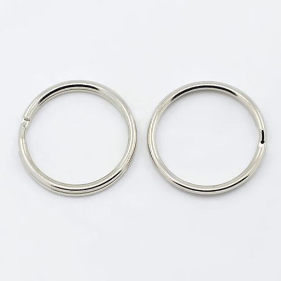 Afbeeldingen van Key ring 25mm Silver x20