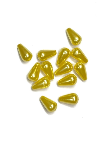 Picture of Drops Acrylic 10mm Pearl Banane x15