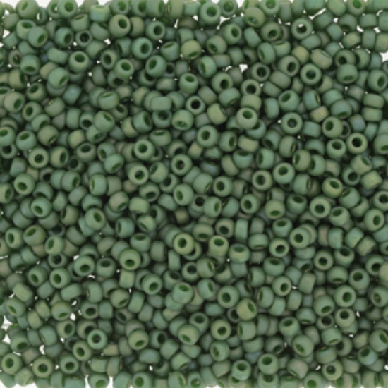 Picture of Miyuki Rocaille 11/0 4700 Opaque Glazed Shamrock Mat AB x10g