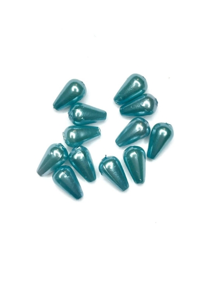 Picture of Drops Acrylic 10mm Pearl Light Blue x15