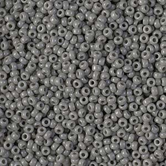 Picture of Miyuki Rocaille 11/0 499 Opaque Falcon Gray x10g 