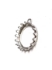 Picture of Pendant Crown Round 25mm w/  Loop Silver Plated x1