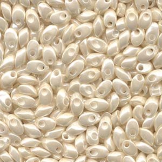 Picture of Miyuki Long Magatama 4x7mm 592 Ivory Ceylon x10g