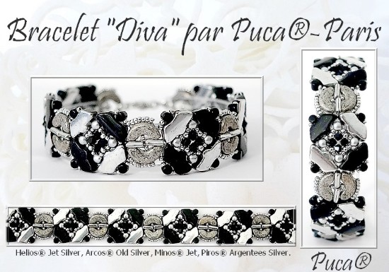 Bild von Armband "Diva" par Puca – Instant Download of Printed Copy