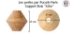 Picture of Wooden “John” Base – 25x27mm x1