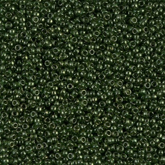 Afbeeldingen van Miyuki Rocaille 11/0 306 Olive Green Gold Luster x10g