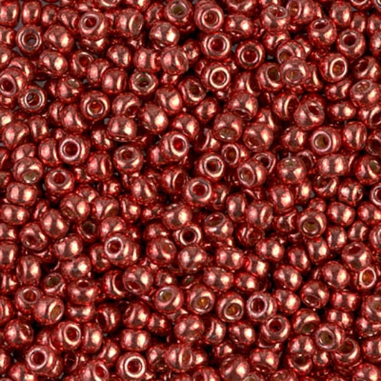 Picture of Miyuki Rocaille 8/0 4208 Duracoat Galvanized Berry x10g
