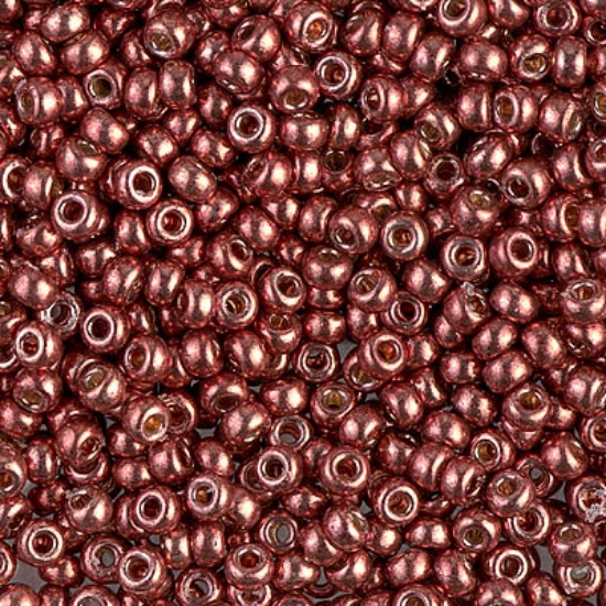 Picture of Miyuki Rocaille 8/0 4212 Duracoat Galvanized Dark Berry x10g 