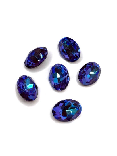 Picture of Aurora Crystals 4120 Oval 14x10mm Burgundy Delite x1